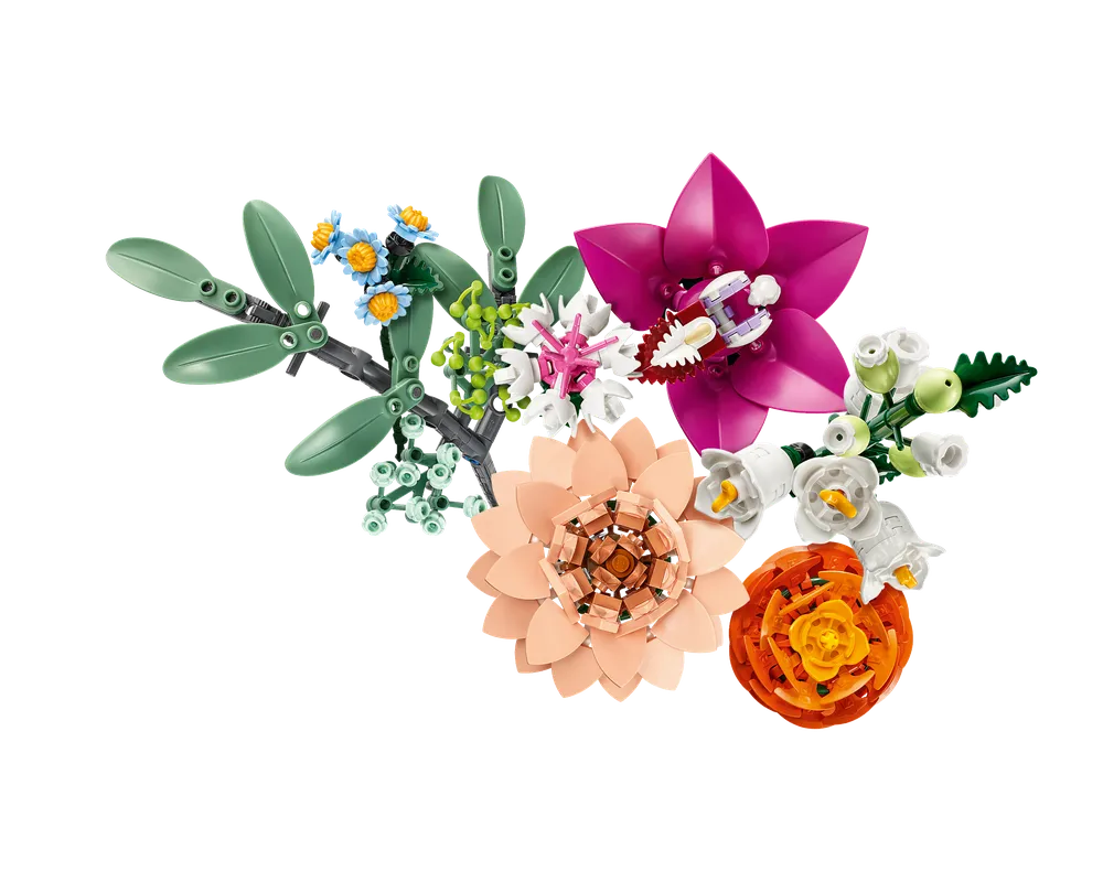 LEGO Botanicals 10342 - Pretty Pink Flower Bouquet - Authentic LEGO Set Image 6