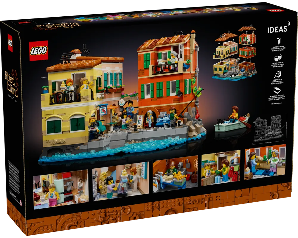 LEGO LEGO Ideas &#40;CUUSOO&#41; 21359 - Italian Riviera - Authentic LEGO Set Image 2