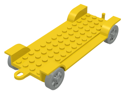 LEGO fabaa1 Fabuland Car Chassis 6 x 14 with Hitch - Main Product Image
