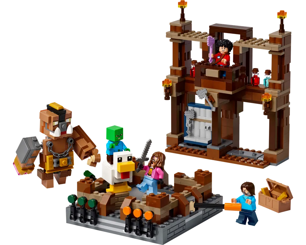 LEGO Minecraft 21272 - Woodland Mansion Fighting Ring - Authentic LEGO Set Image 2