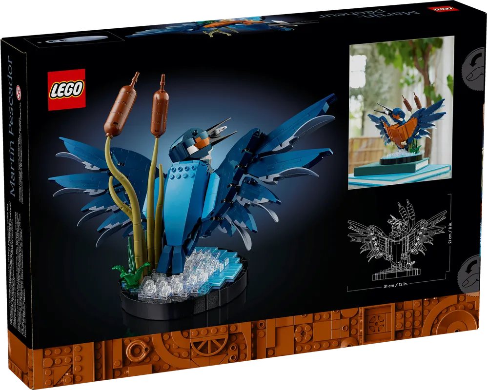 LEGO Creator 10331 - Kingfisher Bird - Authentic LEGO Set Image 4