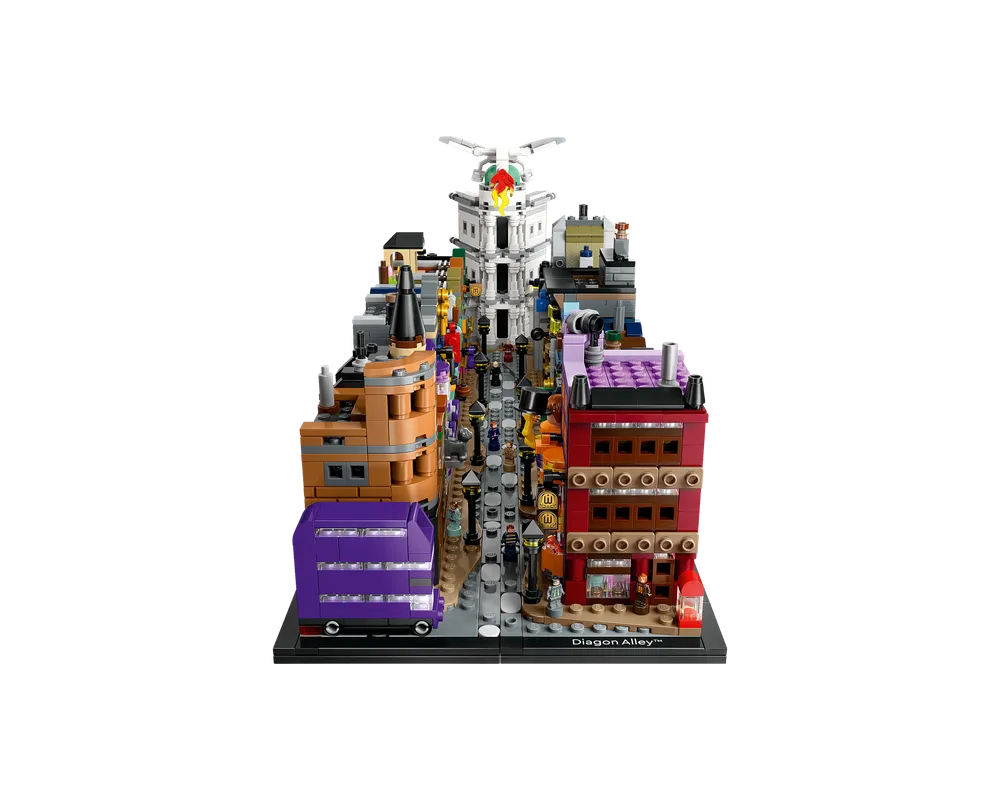 LEGO Harry Potter 76444 - Diagon Alley Wizarding Shops - Authentic LEGO Set Image 4