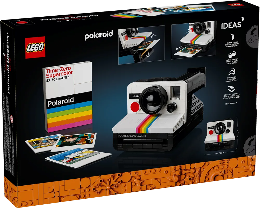 LEGO LEGO Ideas &#40;CUUSOO&#41; 21345 - Polaroid OneStep SX-70 Camera - Authentic LEGO Set Image 8