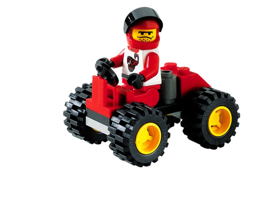 LEGO City 6619 - Red Four Wheel Driver - Authentic LEGO Set Main Image