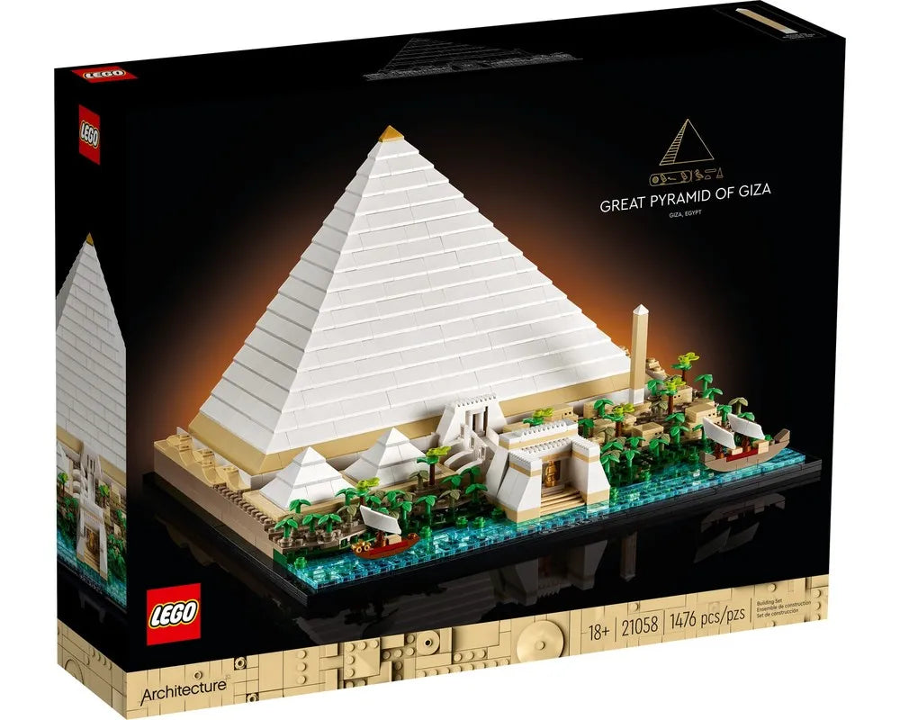 LEGO Architecture 21058 - The Great Pyramid of Giza - Authentic LEGO Set Main Image