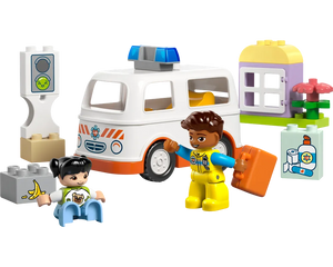 LEGO DUPLO 10447 - Ambulance & Driver - Authentic LEGO Set Image 2