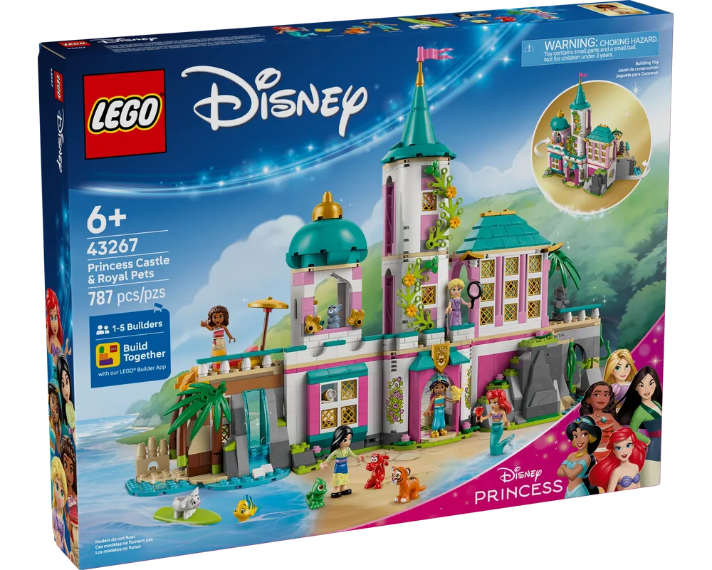 LEGO Disney 43267 - Princess Castle & Royal Pets - Authentic LEGO Set Main Image