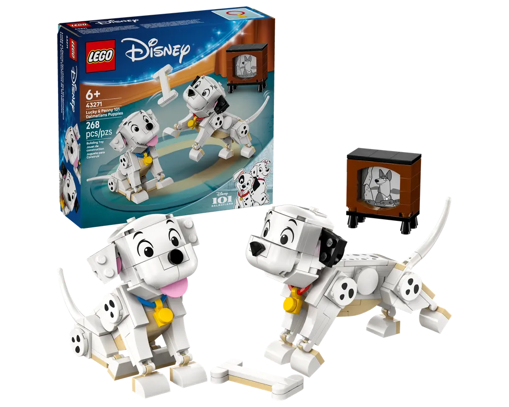 LEGO Disney 43271 - Lucky & Penny 101 Dalmatians Puppies - Authentic LEGO Set Main Image