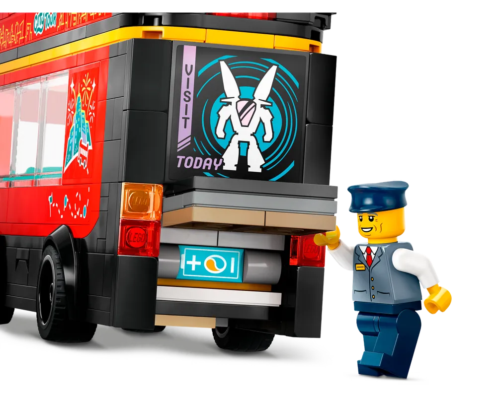 LEGO City 60407 - Double-Decker Sightseeing Bus - Authentic LEGO Set Image 6