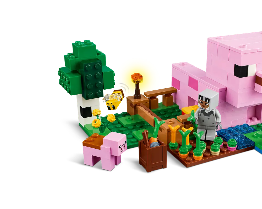 LEGO Minecraft 21268 - The Baby Pig House - Authentic LEGO Set Image 5