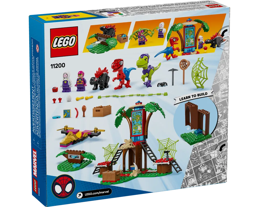 LEGO Super Heroes 11200 - Spidey and Gobby's Raptor Battle at Tree House HQ - Authentic LEGO Set Image 3