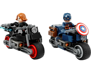 =LEGO Super Heroes 76260 - Black Widow & Captain America Motorcycles - Authentic LEGO Set Image 2