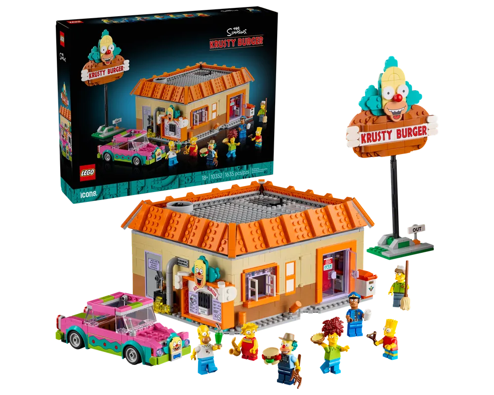 LEGO The Simpsons 10352 - 1 - The Simpsons: Krusty Burger - Authentic LEGO Set Main Image