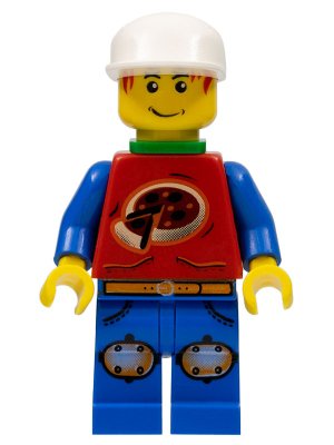 LEGO Minifigure ixs003a - Xtreme Stunts Pepper Roni with Neck Bracket - Authentic LEGO Minifigure Main Image