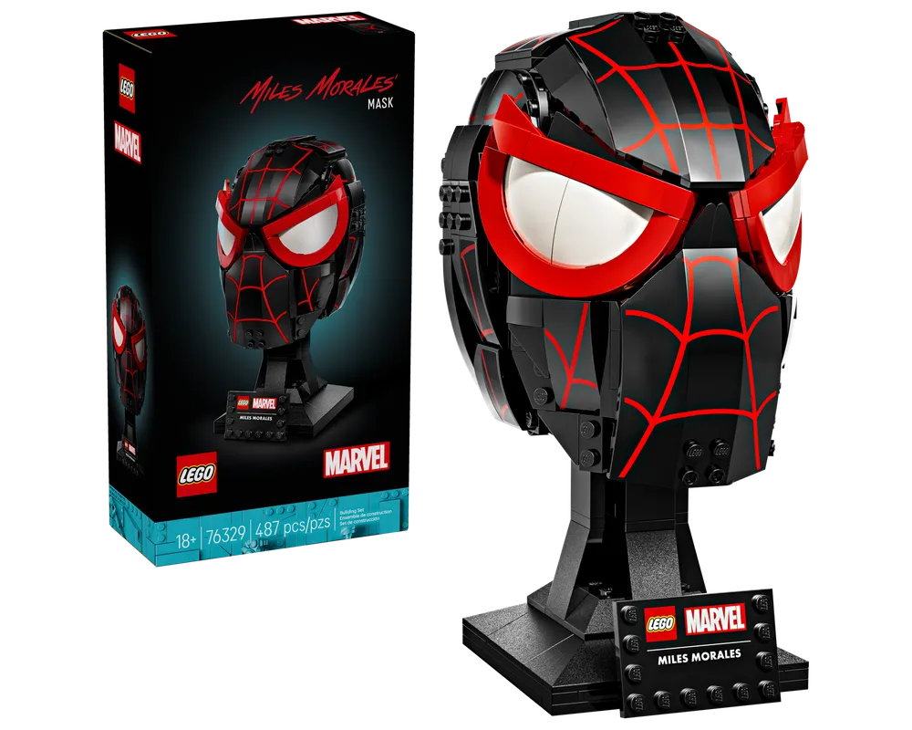 LEGO Super Heroes 76329 - Miles Morales' Mask - Authentic LEGO Set Main Image