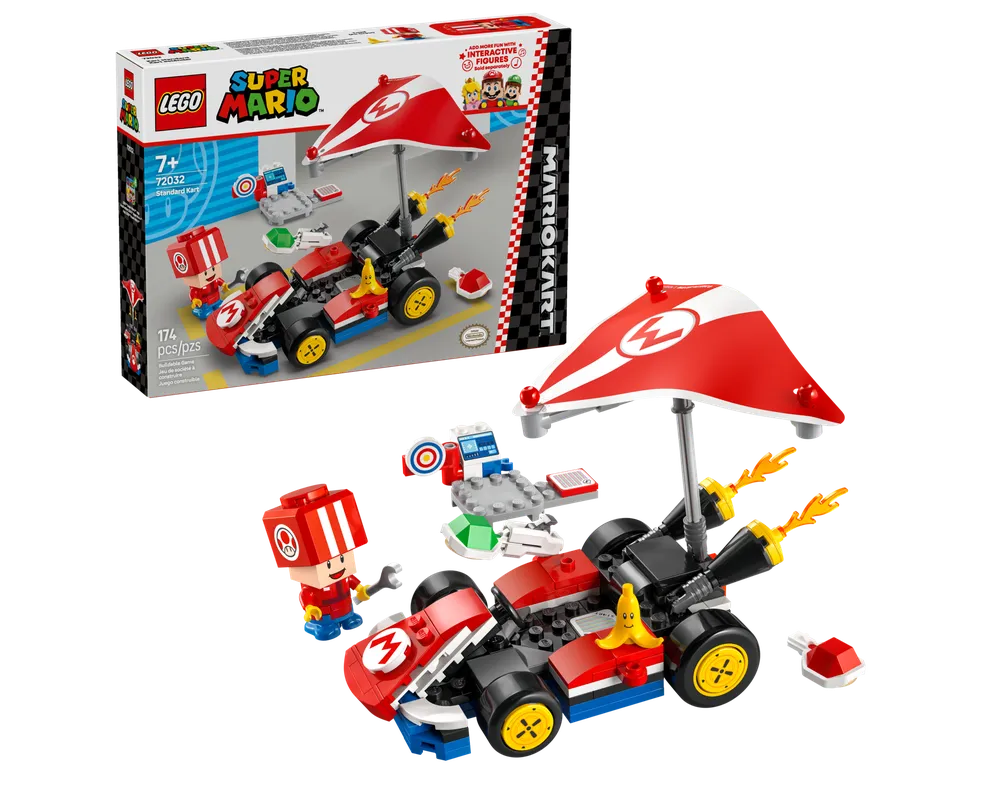 LEGO Super Mario 72032 - Standard Kart - Authentic LEGO Set Main Image
