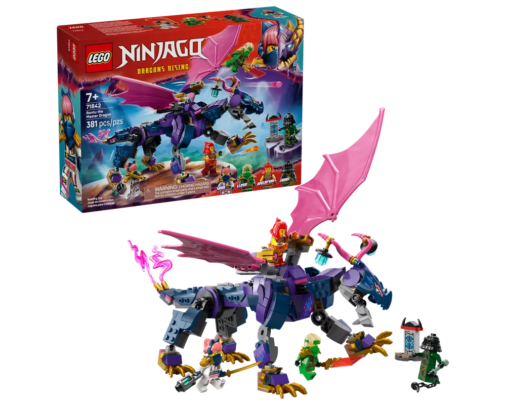 LEGO NINJAGO 71842 - Rontu the Master Dragon - Authentic LEGO Set Main Image