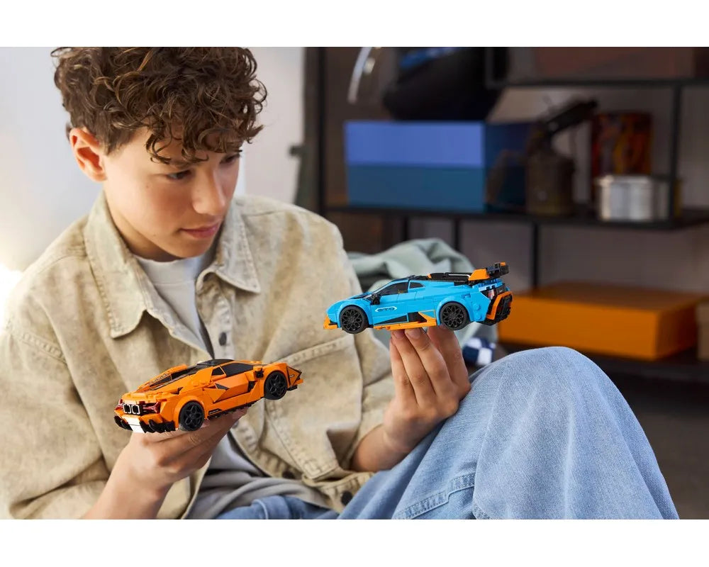 LEGO SPEED CHAMPIONS 77238 - Lamborghini Revuelto & Lamborghini Huracán STO - Authentic LEGO Set Image 8