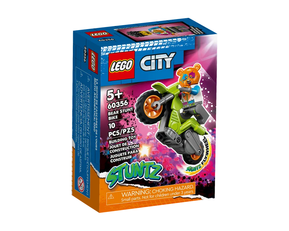LEGO City 60356 - Bear Stunt Bike - Authentic LEGO Set Main Image