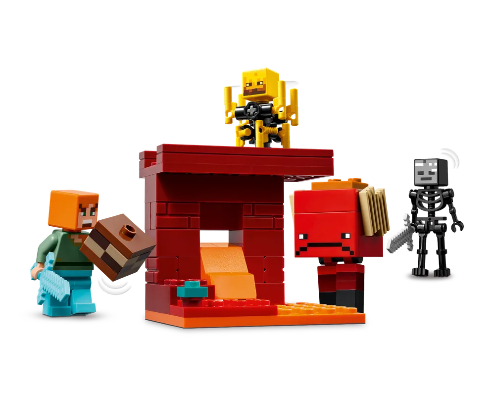 LEGO Minecraft 21266 - The Nether Lava Battle - Authentic LEGO Set Image 5