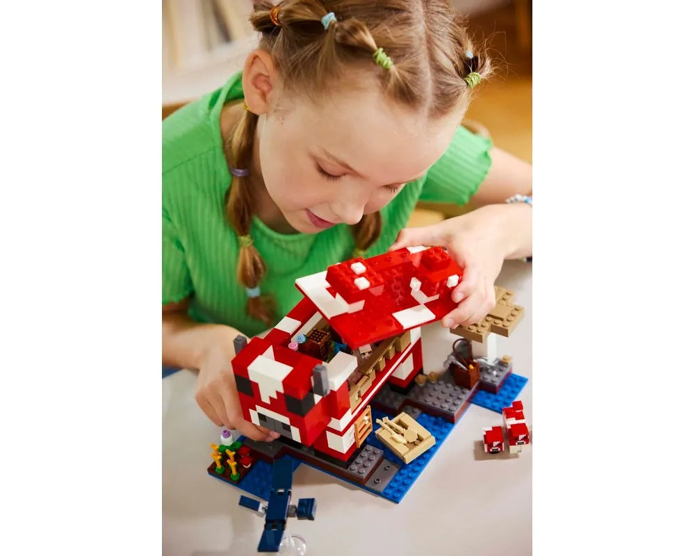 LEGO Minecraft 21270 - The Mooshroom House - Authentic LEGO Set Image 9