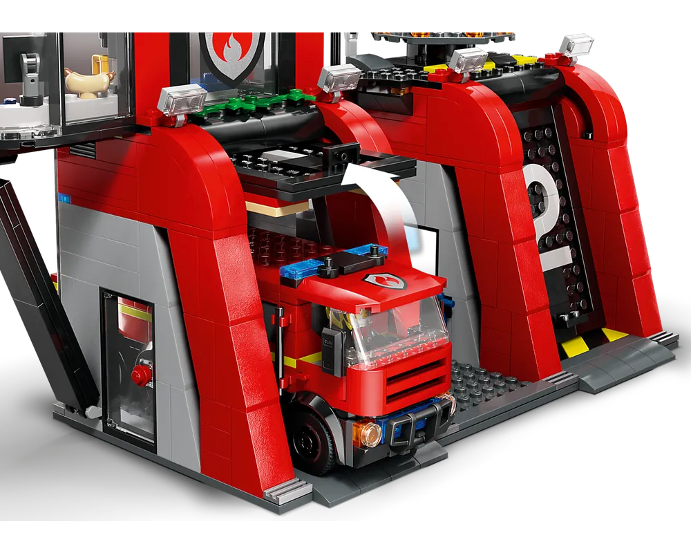 LEGO City 60414 - Fire Station with Fire Truck - Authentic LEGO Set Image 6