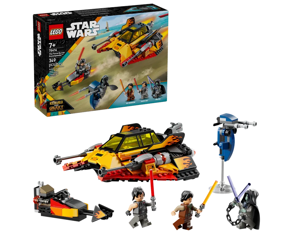 LEGO Star Wars 75414 - The Force Burner Snowspeeder - Authentic LEGO Set Main Image