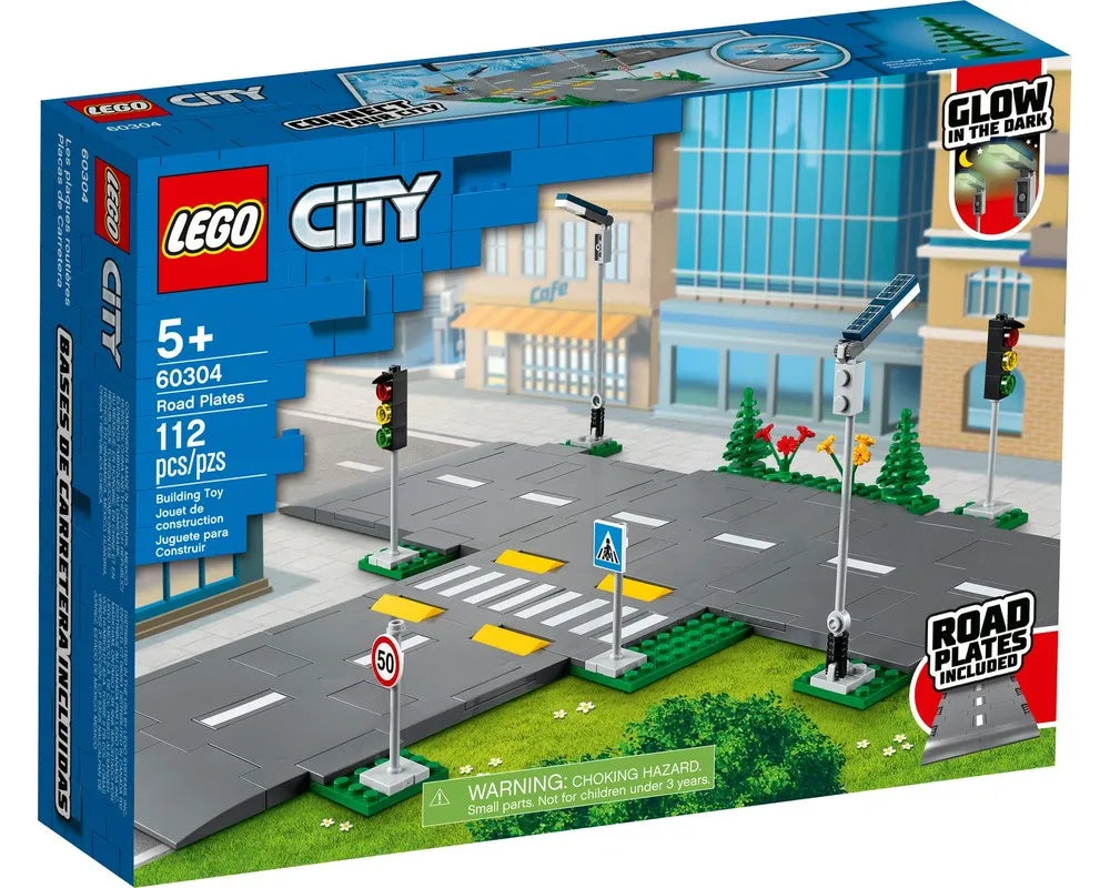 LEGO City 60304 - Road Plates - Authentic LEGO Set Main Image