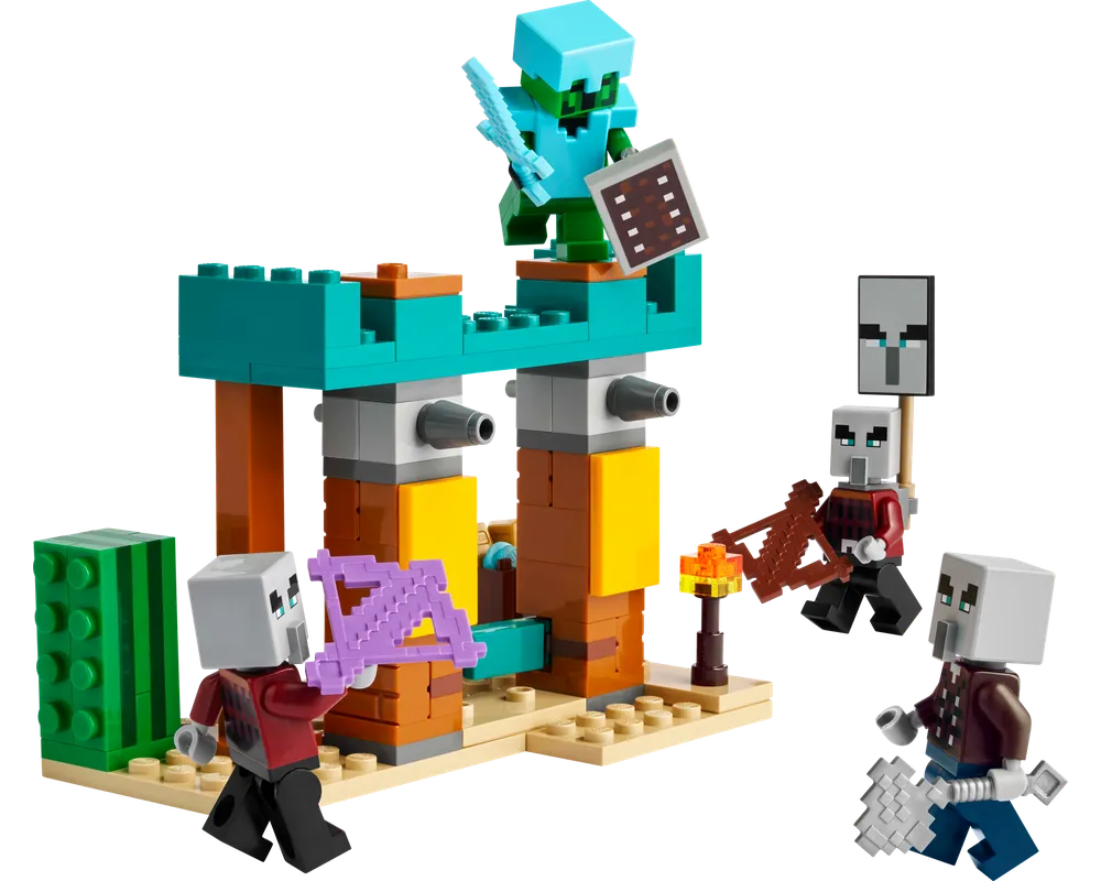 LEGO Minecraft 21267 - The Illager Desert Patrol - Authentic LEGO Set Image 2