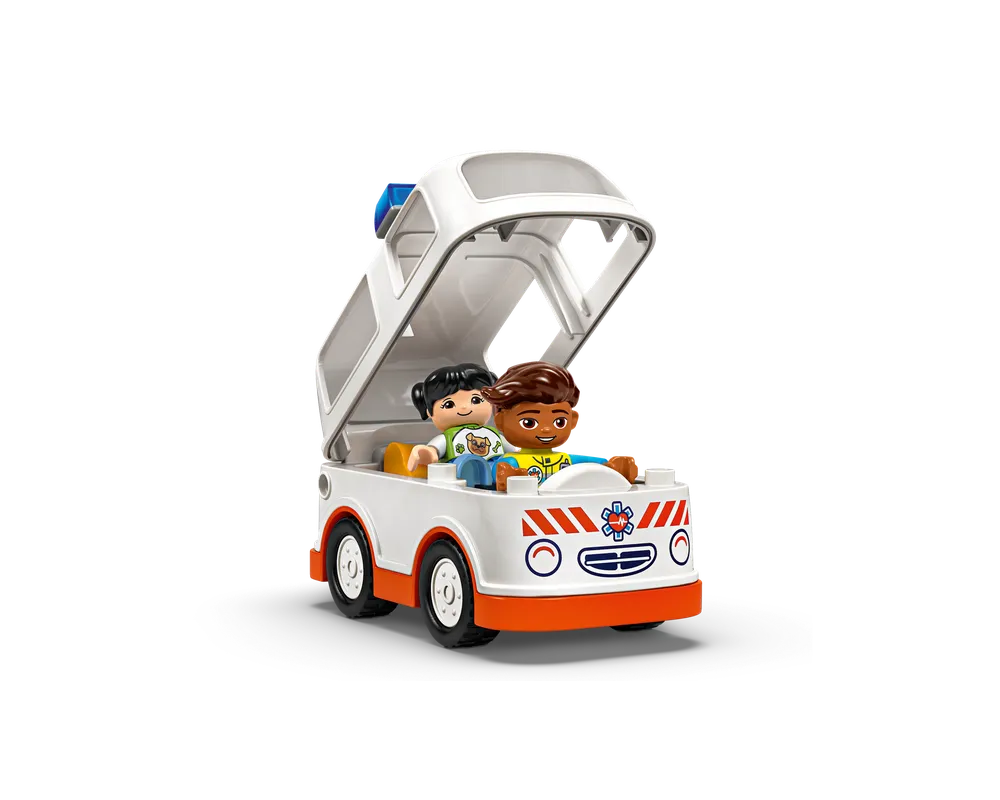 LEGO DUPLO 10447 - Ambulance & Driver - Authentic LEGO Set Image 4