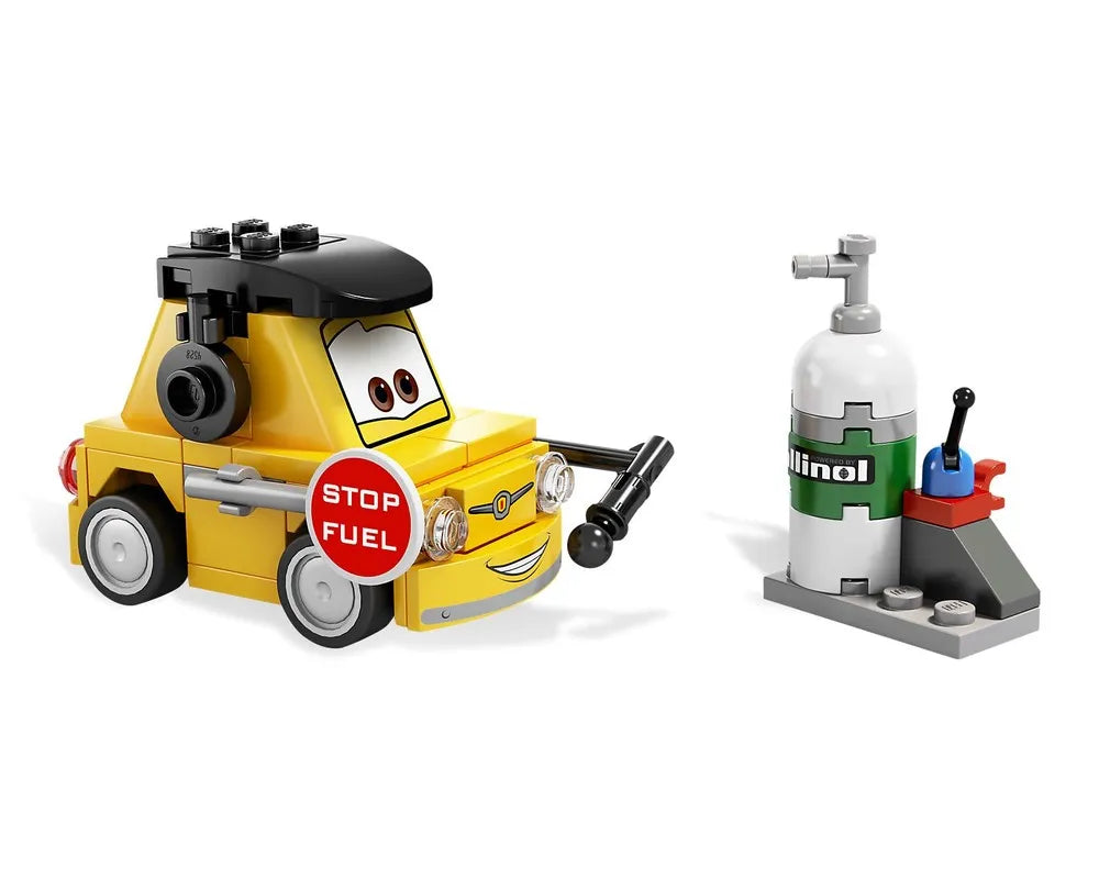 LEGO Cars 8206 - Tokyo Pit Stop With instructions - No box - Authentic LEGO Set Image 2