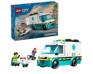 LEGO City 60451 - Emergency Ambulance - Authentic LEGO Set Main Image
