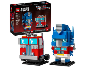 LEGO BrickHeadz 40803 - Optimus Prime Robot & Vehicle - Authentic LEGO Set Main Image