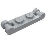 Light grey LEGO 18649 Plate, Modified 1 x 2 with Bar Handles on Ends.