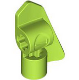 Lime green LEGO Technic Panel Fairing #7, very small smooth short, side A