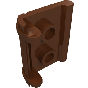 Brown LEGO Minifigure Utensil Book Binding with 2 Studs, piece 24324.