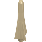 Tan LEGO Minifigure Weapon Spear Tip with Fins, part 24482.