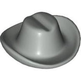 Light grey LEGO minifigure cowboy hat, part 3629