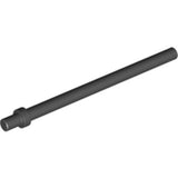 Dark gray LEGO Bar 6.6L with Stop Ring. A long, slender cylindrical piece with a raised ring near one end.