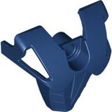 Dark blue LEGO Bionicle Chest Armor piece 43558, also known as Toa Nuva chest armor, viewed at an angle.