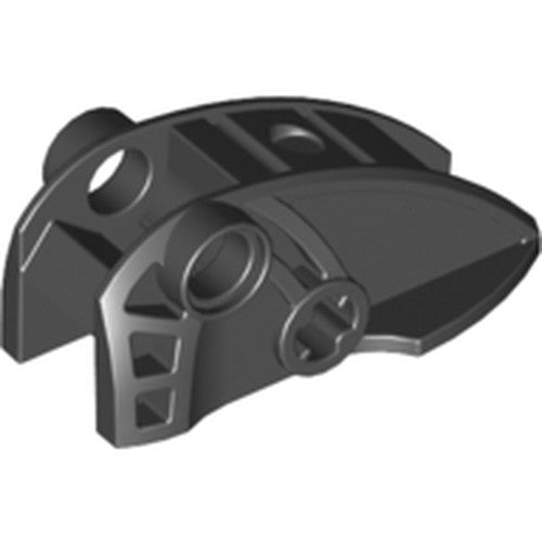 A black LEGO Technic Sports Hockey Skate piece, part number 44847, shown in an isometric view.