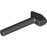 Dark gray LEGO 4522 minifigure mallet or hammer.