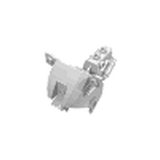 Light grey LEGO 52035 Motorcycle Fairing element.