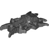 Dark gray LEGO Bionicle Foot Toa Inika Clawed part, featuring multiple claws and connection points.