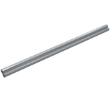 Light gray LEGO Technic Axle 9L. Long, slender bar with cross-shaped ends and a central groove.