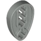 Grey LEGO Technic Cam 6575. A single, rounded grey cam piece with three distinctive internal wave-shaped lobes.