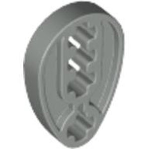 Grey LEGO Technic Cam 6575. A single, rounded grey cam piece with three distinctive internal wave-shaped lobes.