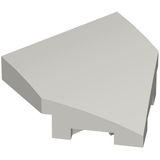 Light grey LEGO 66956 Wedge 2 x 2 x 2/3 Pointed brick, shown from an isometric view.
