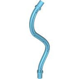 Light blue LEGO 6955 wavy hose, 8L, with bar ends.