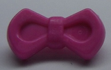 Dark pink LEGO Friends accessory bow piece 92355d.